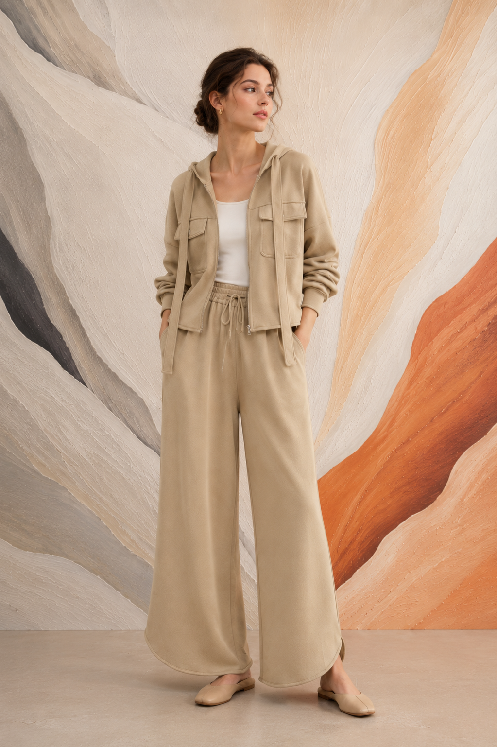 Quiet Luxury Hooded Co-ord