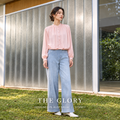 Blush Silk Chiffon Blouse